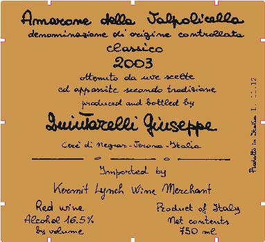 It is impossible to speak about Quintarelli without superlatives. The name itself stands for so much: the family, the wines, a style, a tradition, a way of doing things.