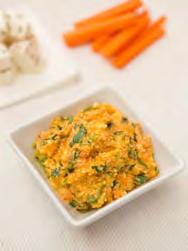 Oil and garlic CHEESE AND CARROT - Feta cheese, carrot, spring onion
