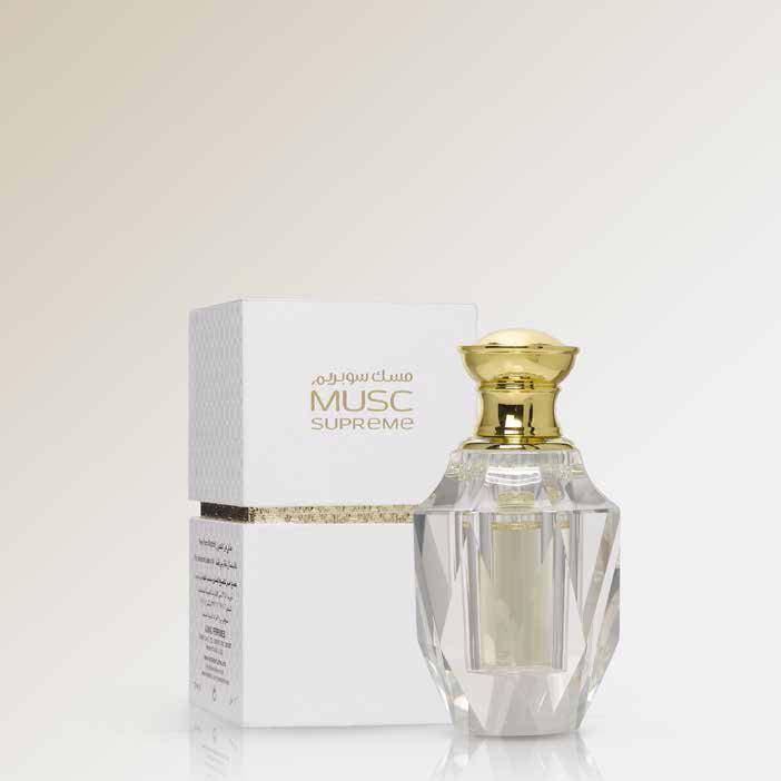 MUSC SUPREME A sensuous fragrance, it leads the wearer in to the supreme world of Musk.