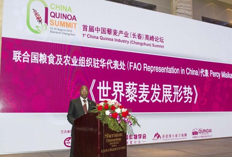 1.6 Quinoa cultivation in Jilin In 2013,