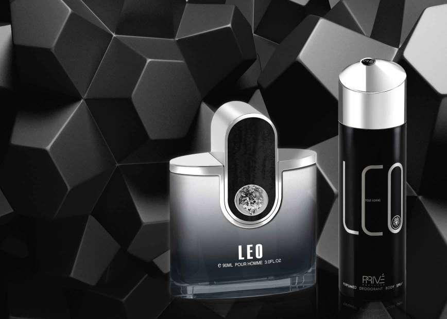 90ml 90ml Strong, proud, loud. These are some of the characteristics of the Leo man. He stands tall as his scent shows a powerful trail of undeniable magnetism and seduction.
