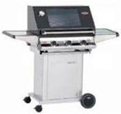 BeefEater S3000E 3-Burner Gas Barbecue Grill (Pedestal Trolley) - Cabinet style trolley for a neat storage space - Number of Burners: 3 burners - Roasting Hood: Porcelain enamel roasting hood -