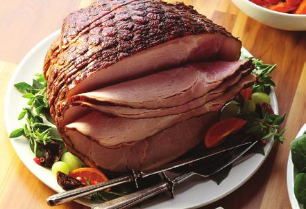 KOWALSKI S SPIRAL-CUT HAM DINNER Serves 8 REHEATING INSTRUCTIONS HAM WITH GLAZE Keep refrigerated until ready to prepare. Preheat oven to 325º. Remove ham from plastic wrapper.