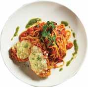 071 Spaghetti Your choice of Carbonara, Bolognese or Tomato Sauce / THB 280 / 072 Seafood Spaghetti chili, garlic and black