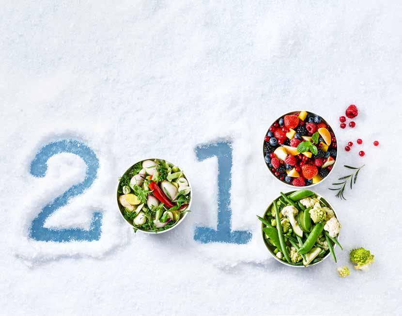 We preserve nature s gifts Actual Newsletter - n 76 - vol. 24 - January 2018 The future is green and full of vegetables! The vegetarian and vegan trend continues to take the world by storm.