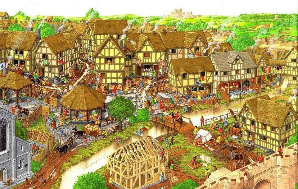 Most Europeans had little knowledge of the world outside of their manor. Manors were self-sufficient. That is, people made almost everything they needed. Life for peasants was hard.