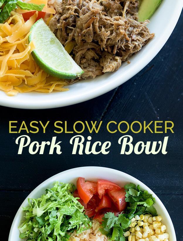 All you have to do is heat up the rice, heat up the pork, and