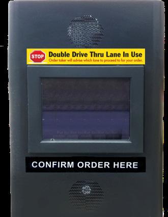 Direct easy orders, such as a single item, to the outside lane. However, the Cashier may direct large or very complex orders to the outsides lane as needed.