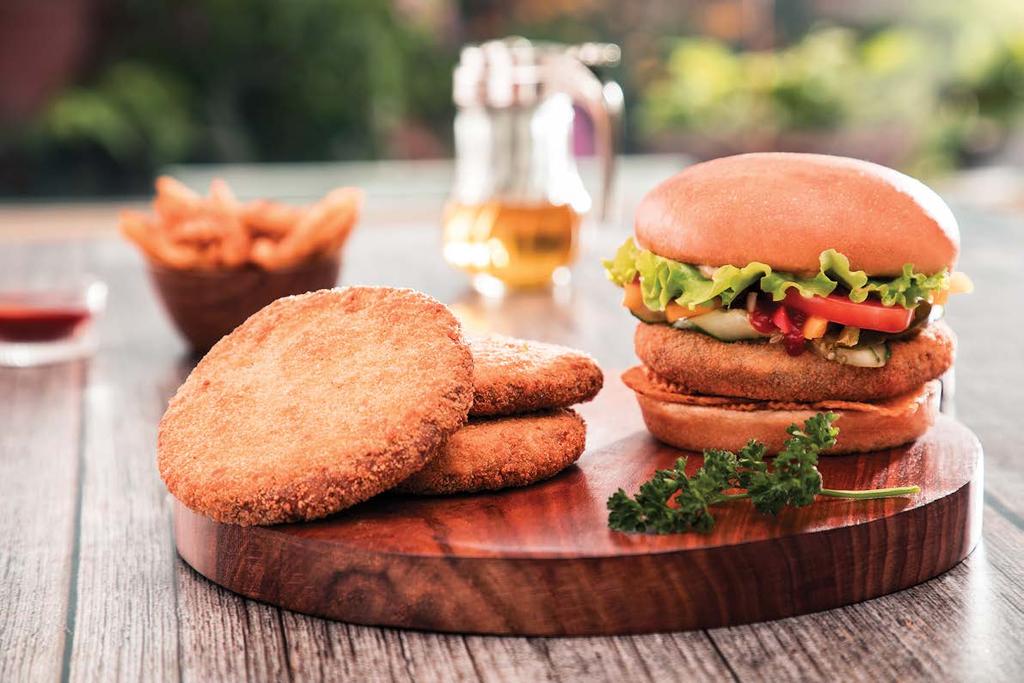 FRIED PATTIES CHICKEN BURGER PATTY (AVAILABLE IN 50 GMS & 90 GMS) Providing that famous