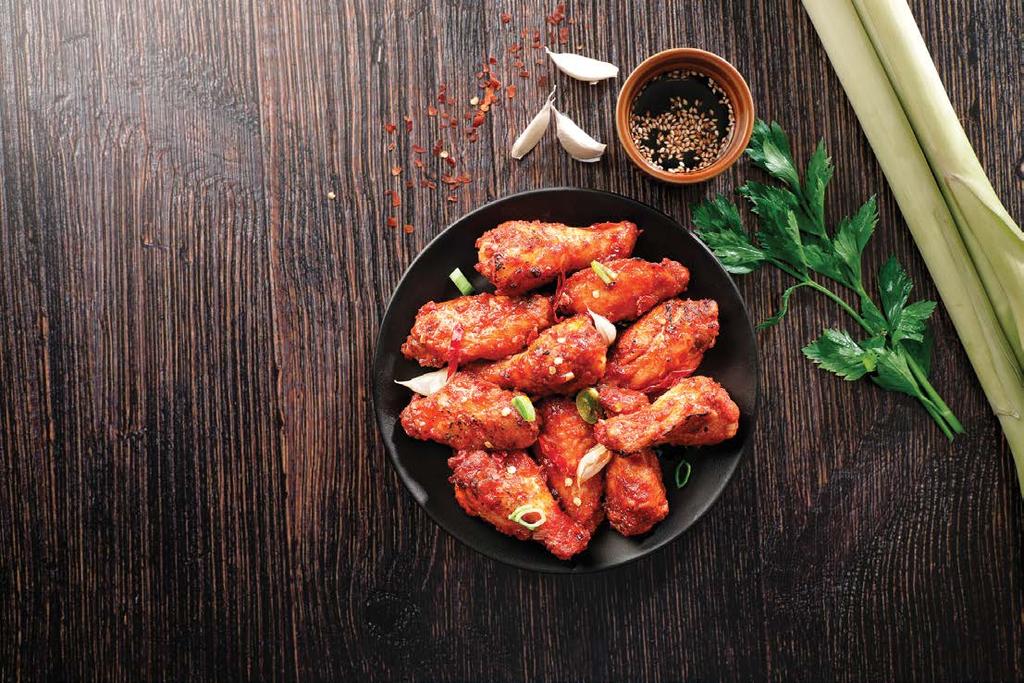 Peri-Peri seasoning permeates throughout these fantastic chicken wings, bringing to the table a