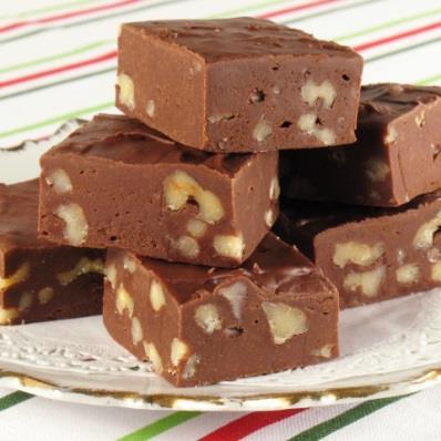 Million Dollar Fudge 4 ½ cups white sugar 2 tablespoons butter 1 (12 fluid ounce) can evaporated milk 2 cups chopped nuts 1 (12 ounce) package semi-sweet chocolate chips 12 (1 ounce) squares German