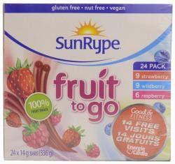 Blueberry Fruit Snack Sun-Rype Products