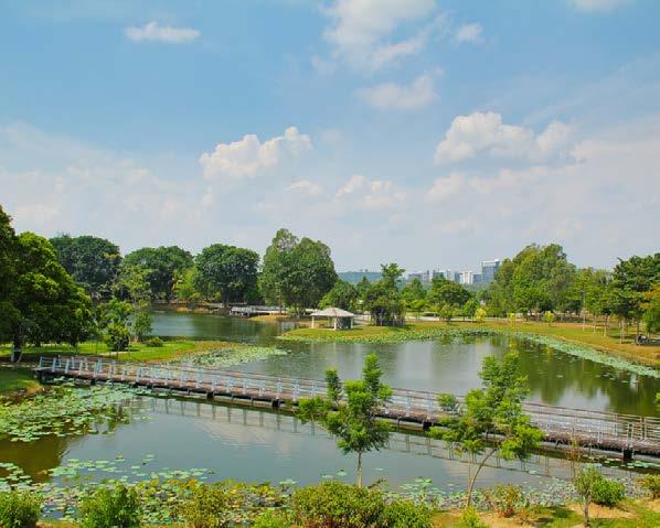 Cyberjaya Lake Gardens A peaceful, scenic space, suitable for walking, jogging, cycling, or a relaxing family