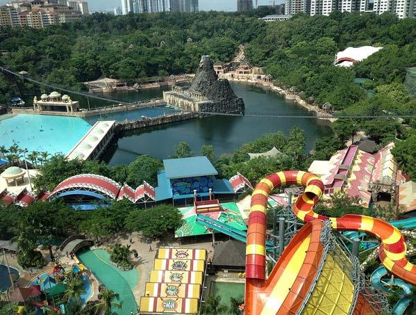 Sunway Lagoon Covering 88 acres, Sunway Lagoon is a supreme theme park, always adding to its attractions, and has now more than 90 sources of pure family fun in six different zones: Water Park,