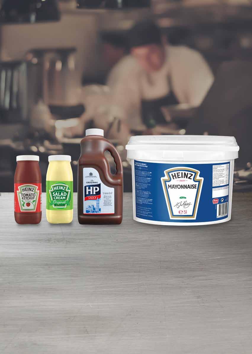 STOCK UP YOUR SAUCES FOR SUMMER With summer in full force, take a few minutes to stock up on some classic Heinz
