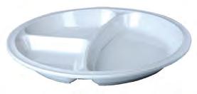 offers a Main Course Plate which is spacesaving stackable.