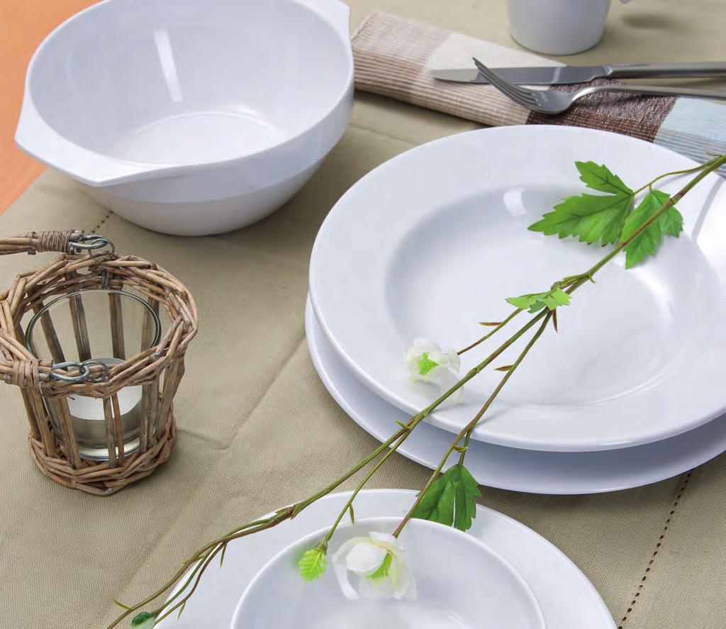 SERIES 100: COUNTRY STYLE TABLEWARE TIMELESS DESIGN The Country Style series offers a timeless design for canteens, cafeterias, schools, day care centres, nursing homes, hospitals, hotels and to the