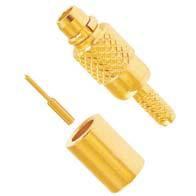 CABLE CONNECTORS Straight cable plugs (male) RoHS 3-03-M-00 RG78 A0 Cable entry crimp 3.90 [.54 DIA.].40 [.094 DIA.].50 [.49].05 [.04 DIA.].90 [.075 DIA.