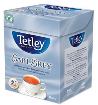 beginning of the year Tetley continues to gain share in