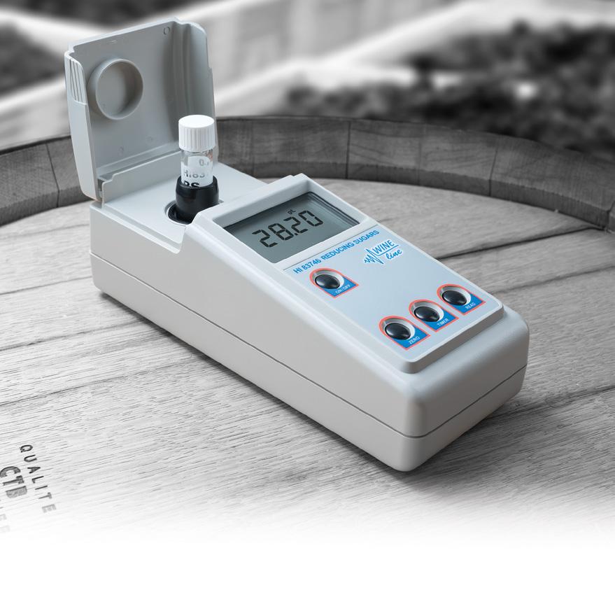Reducing Sugars Photometer for the Determination of Concentration of Reducing Sugars The HI83746 photometer is for the determination of reducing sugars in wine.