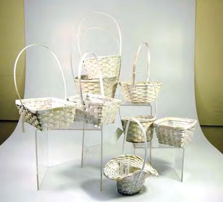 40 DB100-79002 Willow Basket White Assortment (from 5"-9") (8AsstDesigns)[Pack32] 30 Cases $0.98 List Unit Price $31.