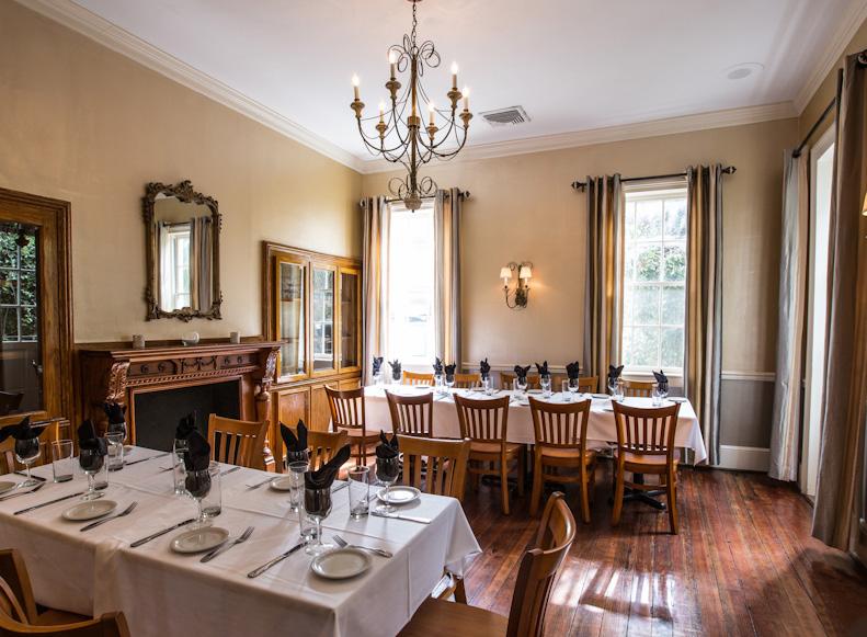 DINING ROOMS THE COOPER ACCOMMODATES: 12 TO 15 GUESTS ROOM DIMENSIONS: 15 X 17 Located upstairs, The Cooper offers complete privacy with hide-a-way doors.