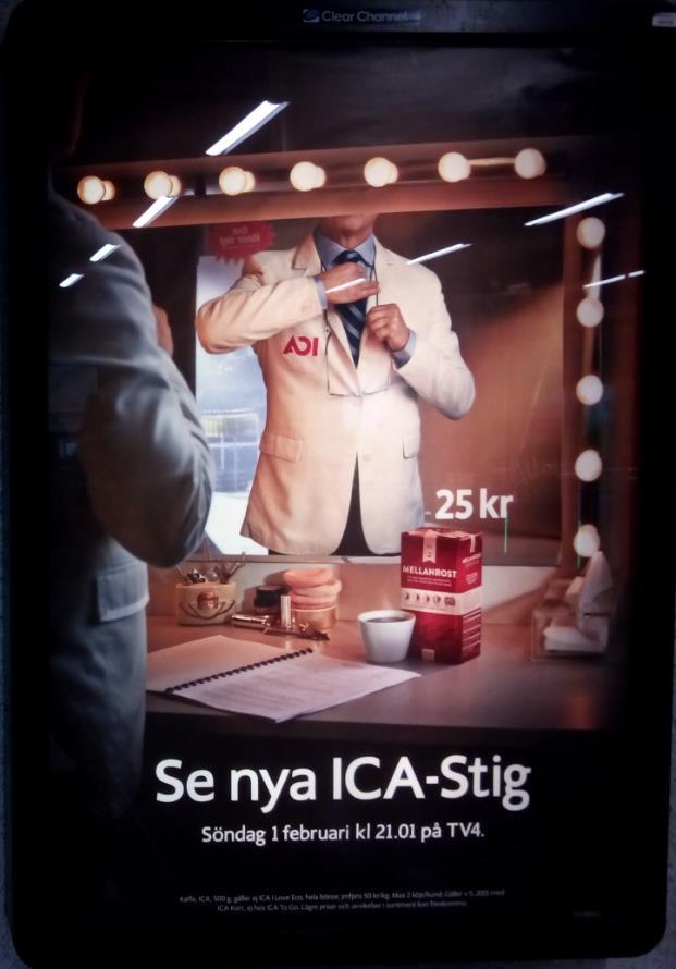 Outdoor ad ICA, Sweden
