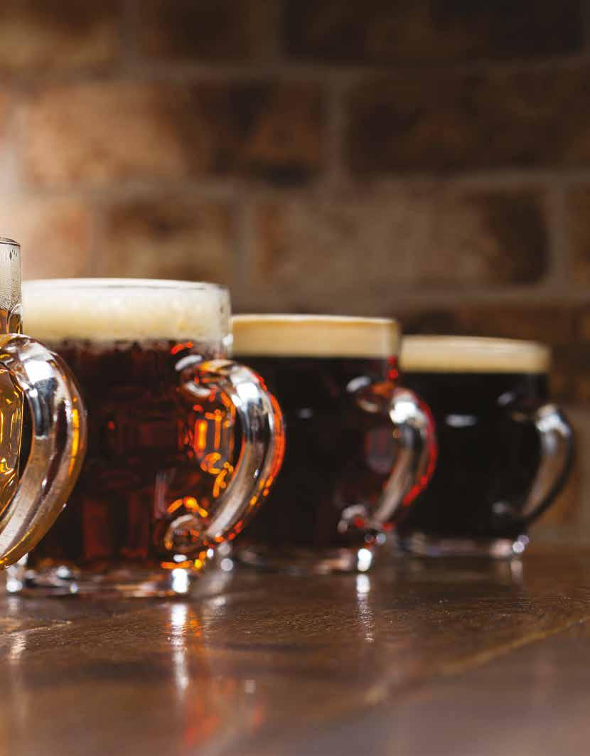 BEER GLASSES SIMPLY INSPIRED SERVICE A wide selection of beer glasses covering stemware, tumblers and tankards suitable for all types of beers and environments.