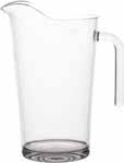 JUGS, PITCHERS & CARAFES PLASTIC DRINKWARE 191 Ice Lipped Pitcher CA554007 1.
