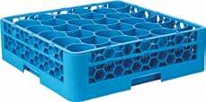 CARLISLE NEWWAVE GLASS RACKS 203 20 Compartment Rack The honeycomb design of NewWave means each rack holds 20% more glasses than comparable racks.