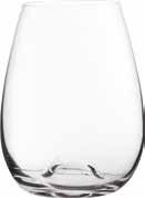 perfect shape for stemless wine glasses, featuring a domed base to locate your thumb