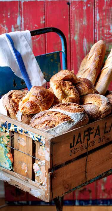 RISE AND SHINE A slice of best wishes From croissants and ciabatta, to brownies and muffins - what s not to love about the comforting taste and aroma of freshly baked bread and pastries in the