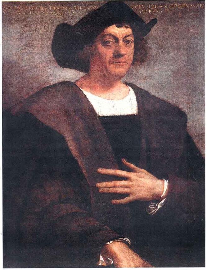 An Italian explorer named Christopher Columbus proposed