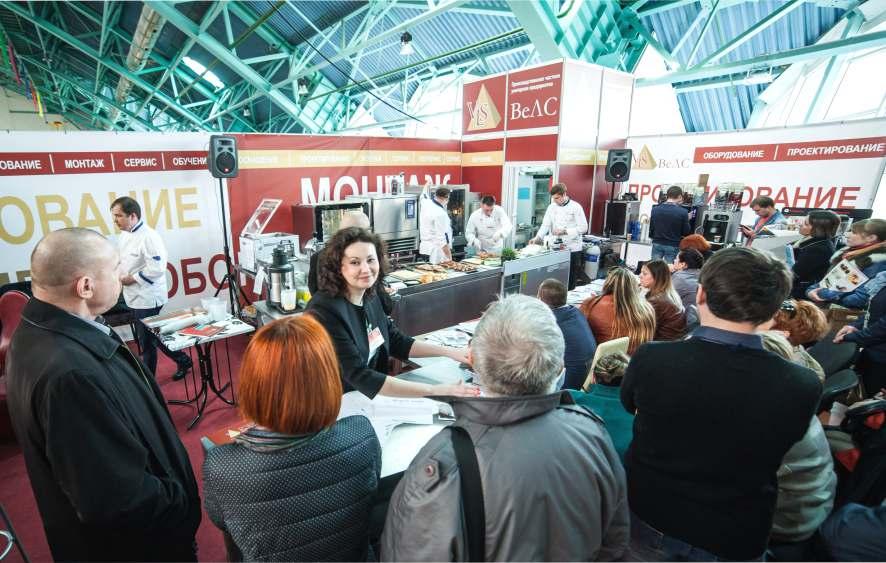 FACTS AND FIGURES 2016 HORECA VISITORS 3154 SPECIALISTS from 12 countries PARTICIPANTS Belarus, Germany, Italy, Kazakhstan, Latvia, Lithuania, the Netherlands, Poland, Russia, Ukraine, France, and