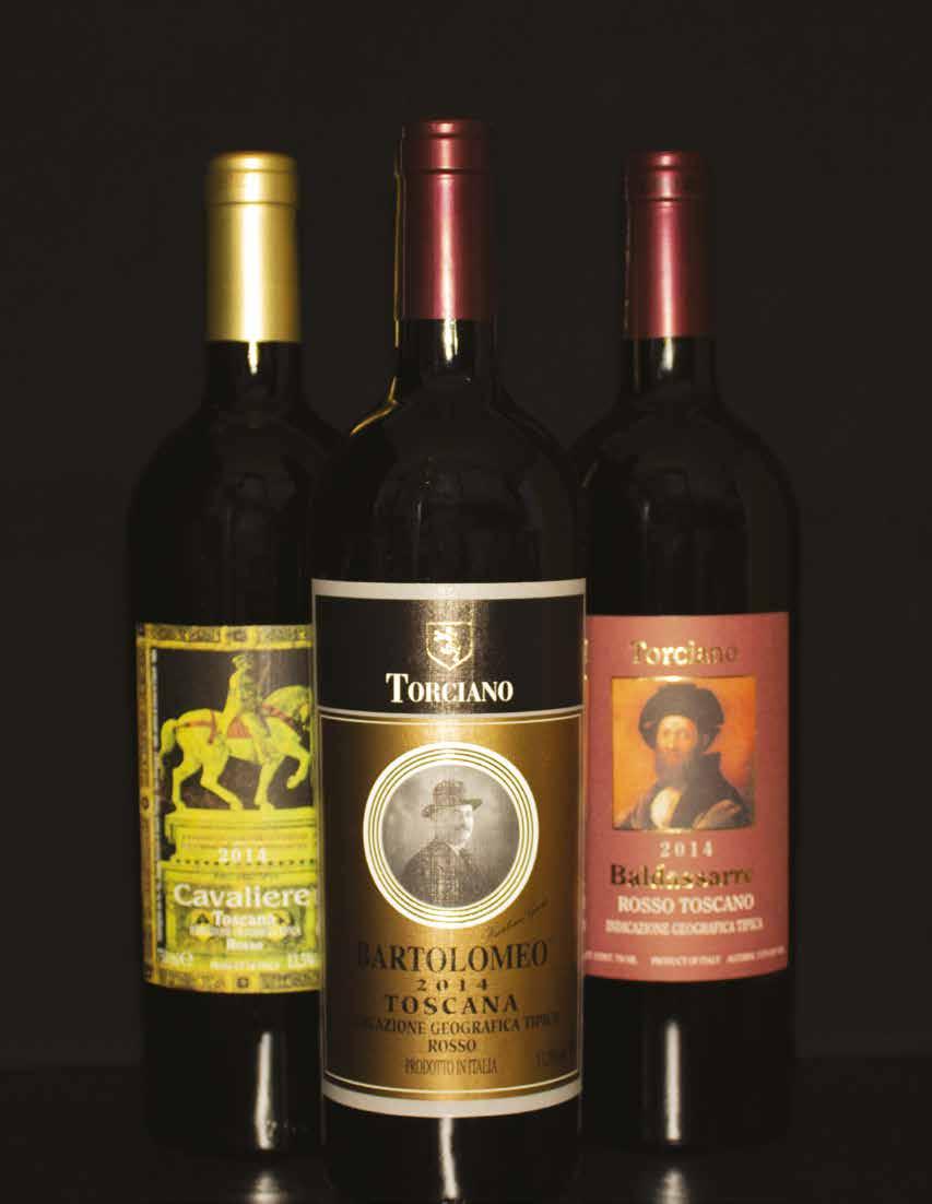 Red Tuscan Blends 2014 vintage EXCELLENCE THROUGH WINE Tenuta Torciano Winery Quality, Excellence, Creativity, Exclusivity and Tradition coexist in the world of Tenuta Torciano Winery in San