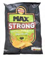 The term loud is intended to convey the bold texture and flavours of the Pringles and the word strong alludes to the ridged texture or intense spicy flavours of the Walkers range.