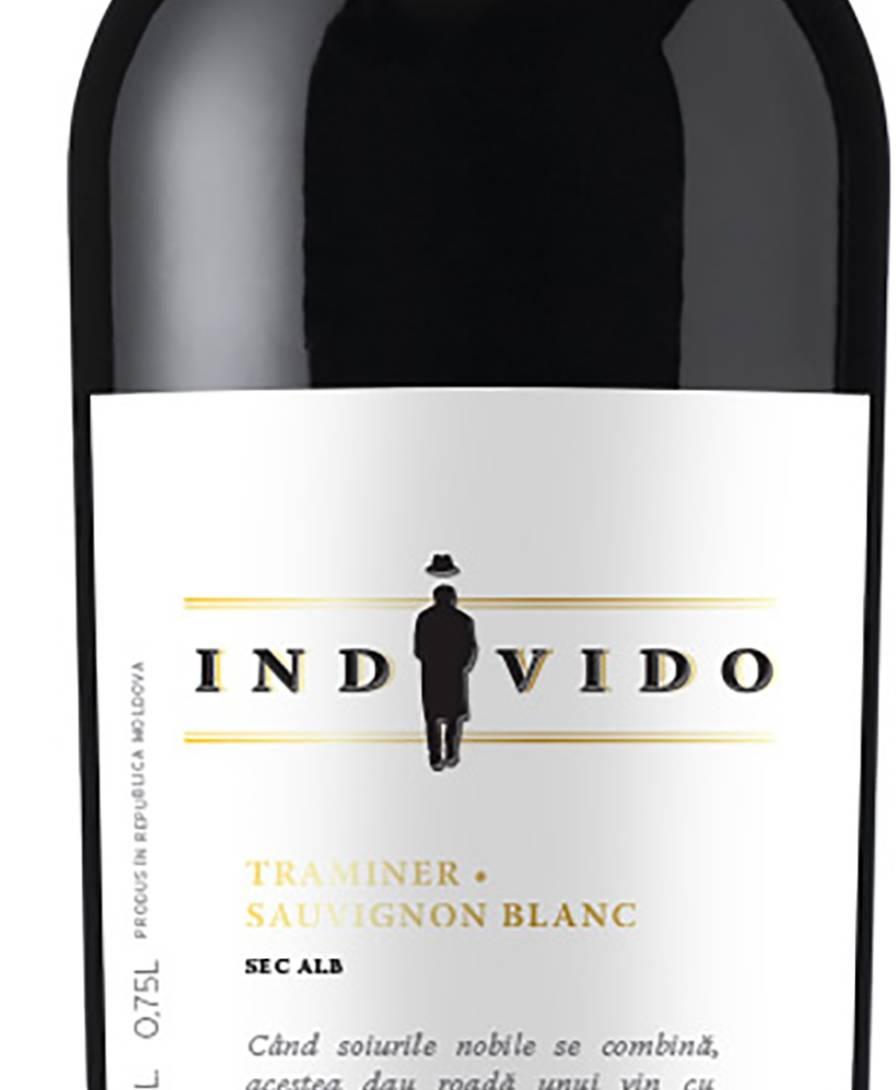 Individo range Traminer & Sauvignon Blanc (Silver Mundus Vini 2015) Vintage: 2014 Region: VALUL LUI TRAIAN, BUGEAC, Moldova Variety: Traminer 85%, Sauvignon Blanc 15% Region: Codru Available