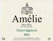 Amélie (un-oaked) Sauvignon Blanc 2016 Green s Cash Price: $9.95 Crisp citrus with a suggestion of herbs and grapefruit/melon layered throughout the glass.