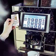 The machine's special feature is its unique milk frothing system, which makes delicious espresso-based lattes, hot or cold, at the press of a button.