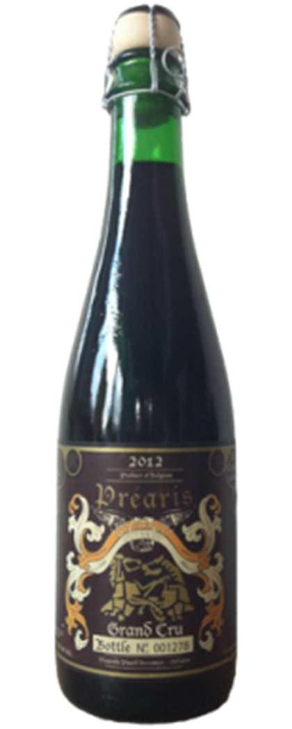 Prearis Grand Cru Barrel Aged Prearis regularly ages the Quad in various barrels to create a Grand Cru. Different versions are released approximately every six months.