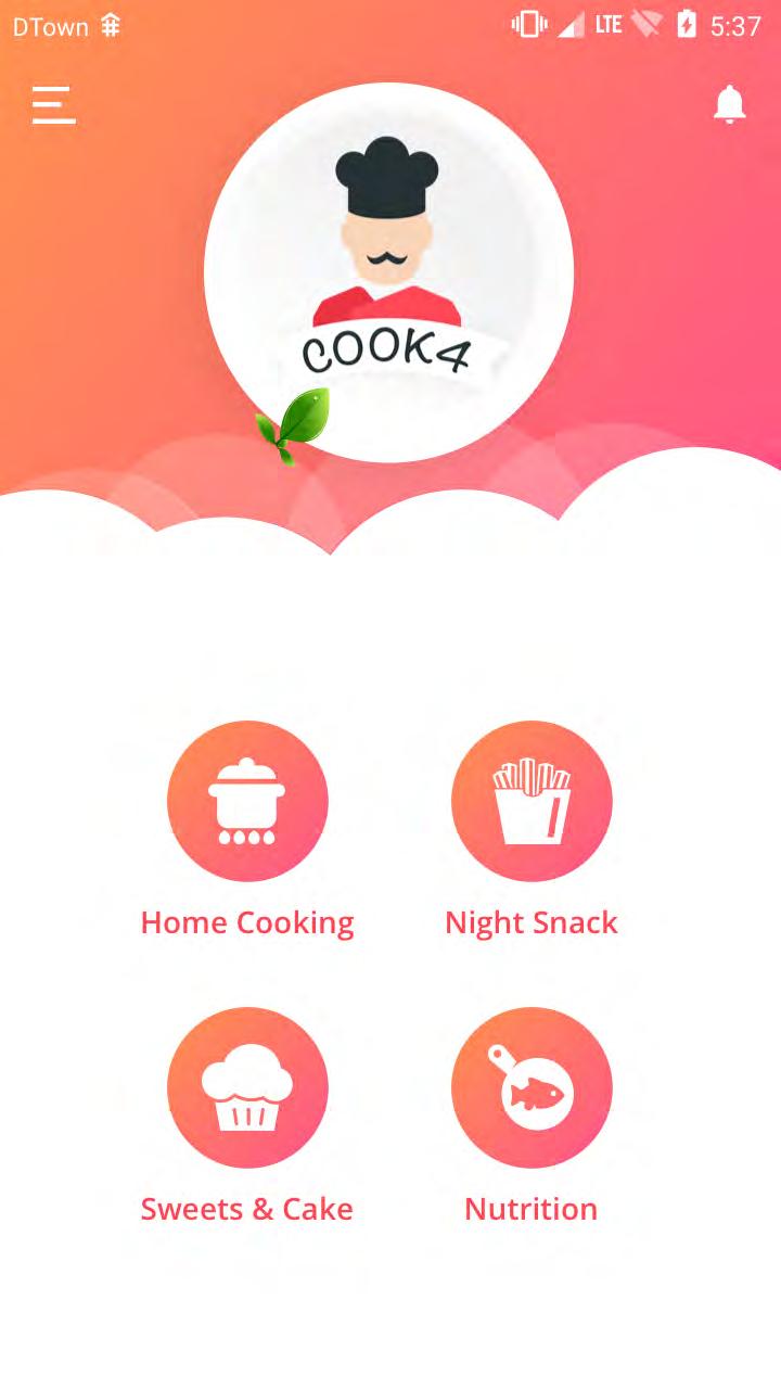 Since one should never sleep or work on an empty stomach, Cook4 has the option to order any time of
