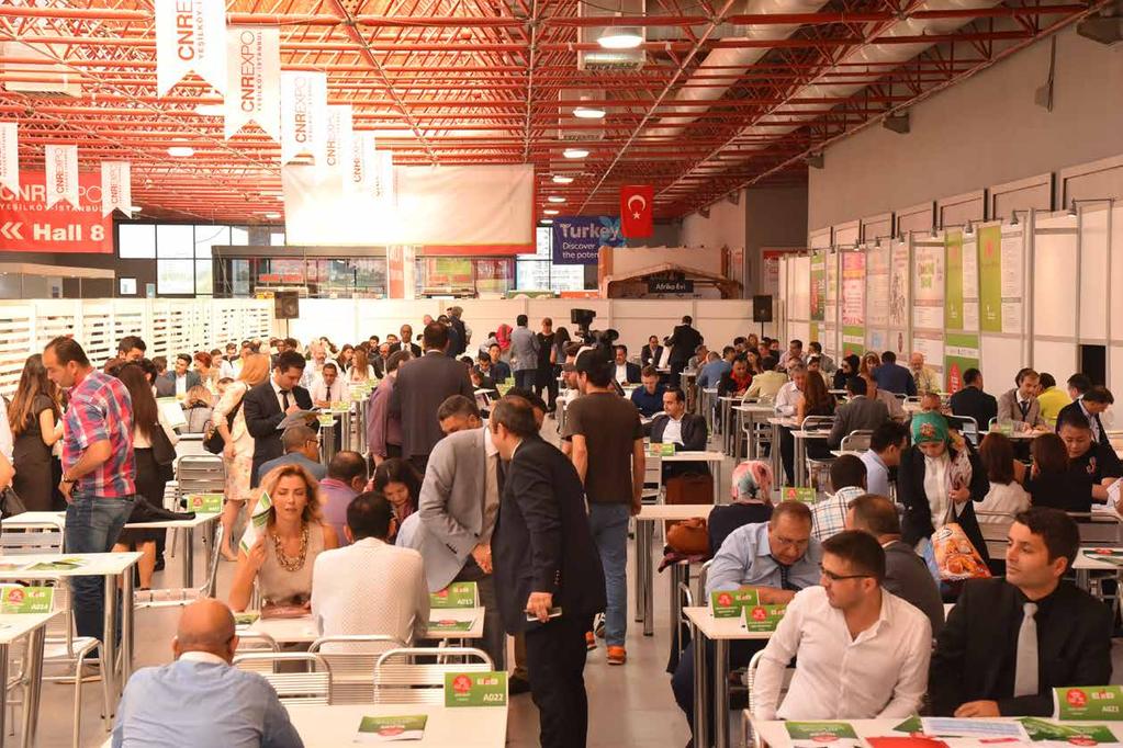 B2B Matchmaking Program Within the scope of the "International Hosted Buyer Delegation Programme" the exhibitors had the opportunity to meet with the buyers from 45 different countries.