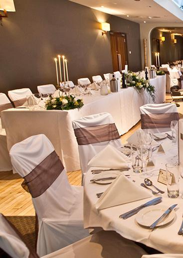 The Perfect Wedding Venue Two impressive private function rooms The Olive & The Claret, seating: 120 & 80 for civil ceremonies and 140 & 40 for wedding breakfasts Outstanding food