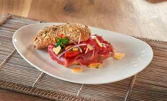 50gr (1000gr) This buttery-soft carpaccio is sliced from tender beef and is the perfect