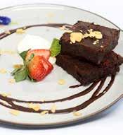 D4 CHOCOLATE BROWNIE With walnuts, almonds and