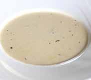 32 FOREST MUSHROOM SOUP 195 B Scented with brandy and
