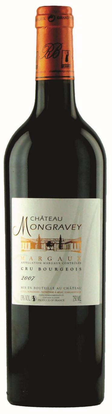 Château MONGRAVEY ------------------------ Margaux 2013 PR-19 Grapes : 30% Merlot, 70% Cabernet Sauvignon Location : Mongravey, Bordeaux Soil Type : Gravely from the Garonne dating from the