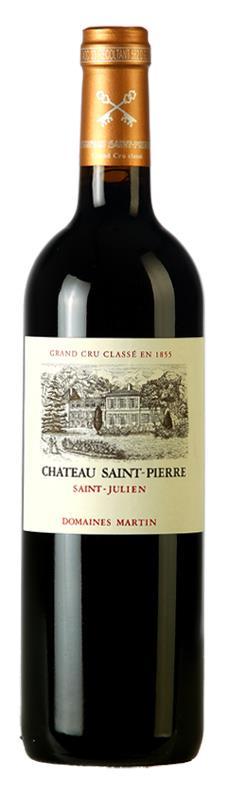 CHÂTEAU SAINT-PIERRE 2011 --------------------------- PR-22 Grapes : 75% Cabernet Sauvignon, 15% Merlot, 10% Cabernet Franc Location : Saint Julien Soil Type : Large gravel to a great depth.