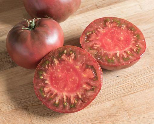 Rare Seeds CHEROKEE PURPLE Beefsteak - Unusual variety with full flavor. Famously rich flavor and texture make this a colorful favorite among heirloom enthusiasts.