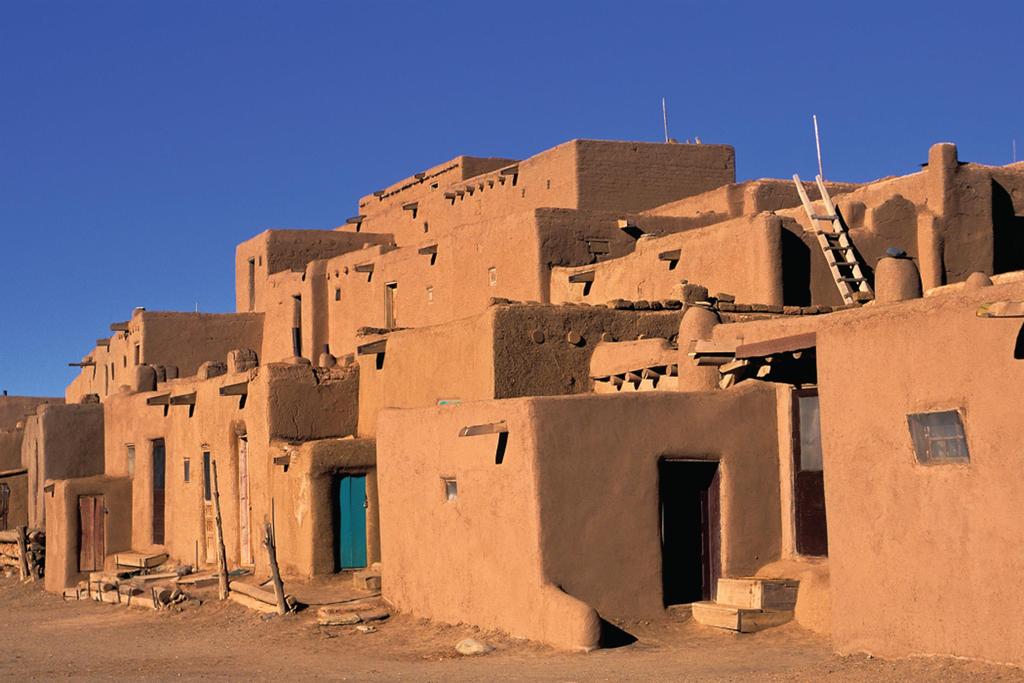 Figure 12.7 Taos Pueblo, in the foothills of what is now New Mexico.